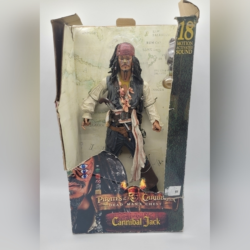 Collectible Pirates of the Caribbean Cannibal Jack Figurine​​​